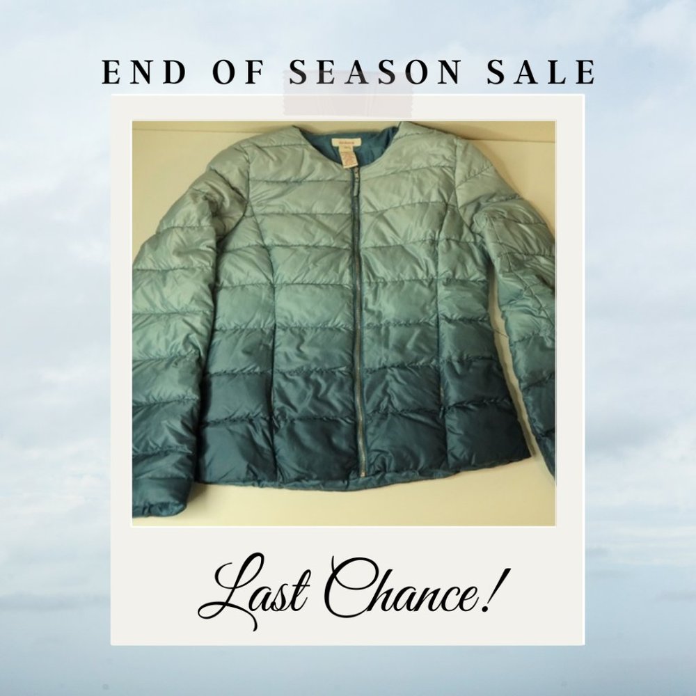 LAST CHANCE! Ombre Sundance Down coat XS